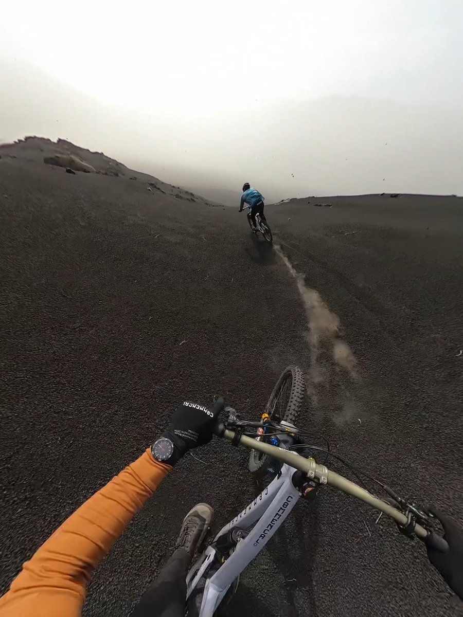 Bro took his bike to the moon... No seriously, what is this place, Kilian Bron? Shot on #GoProHERO13 Black Ultra Wide Edition. #GoPro #MTB #Bike #POV