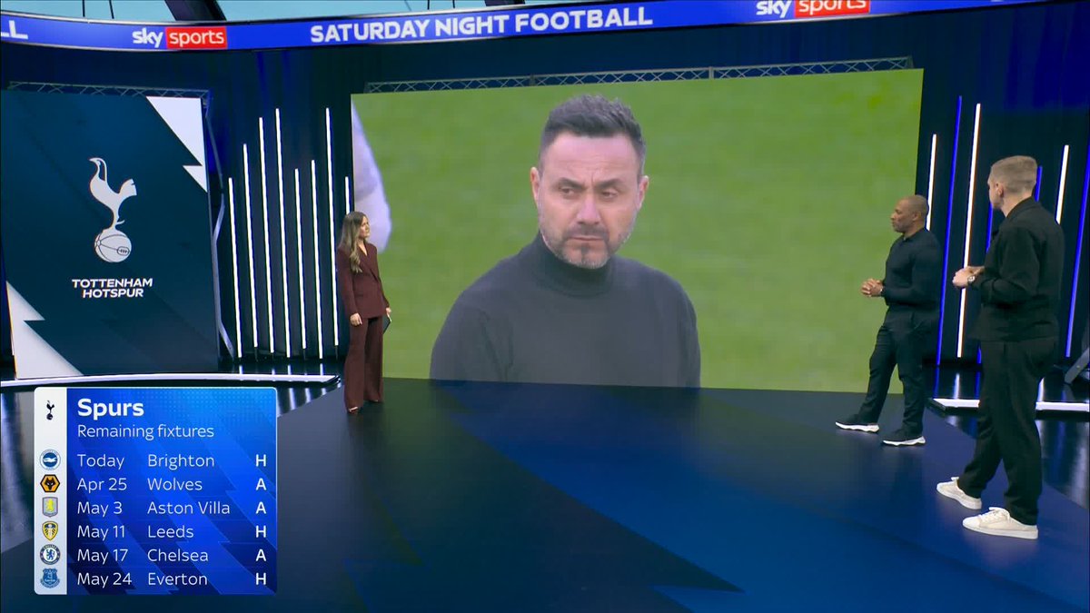 "No matter how they play, they just need to win today" Les Ferdinand says Roberto De Zerbi's aim right now with Spurs should just be to win games.