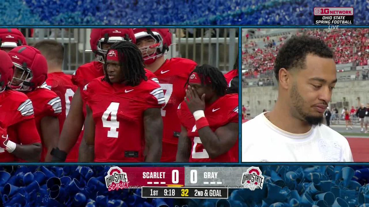 “He’s an exciting player, he’s a winner, and it’s gonna be great to see him flourish.” Former Ohio State Football WR Jaxon Smith-Njigba on Jeremiah Smith 👇 📺: Big Ten Network