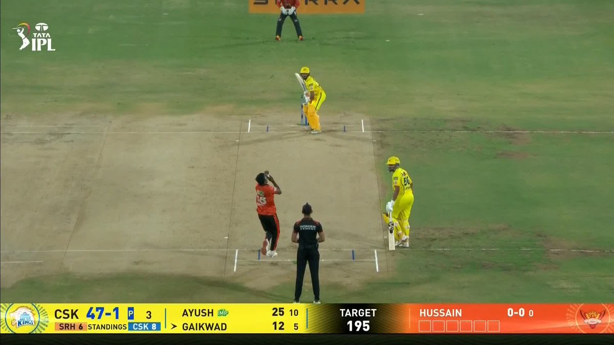 CSK reach 50 runs after a wide ball! 🫣