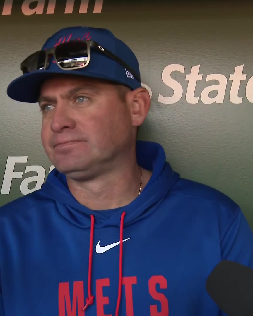 Carlos Mendoza explains why the Mets decided to call up Hayden Senger when Jorge Polanco landed on the IL