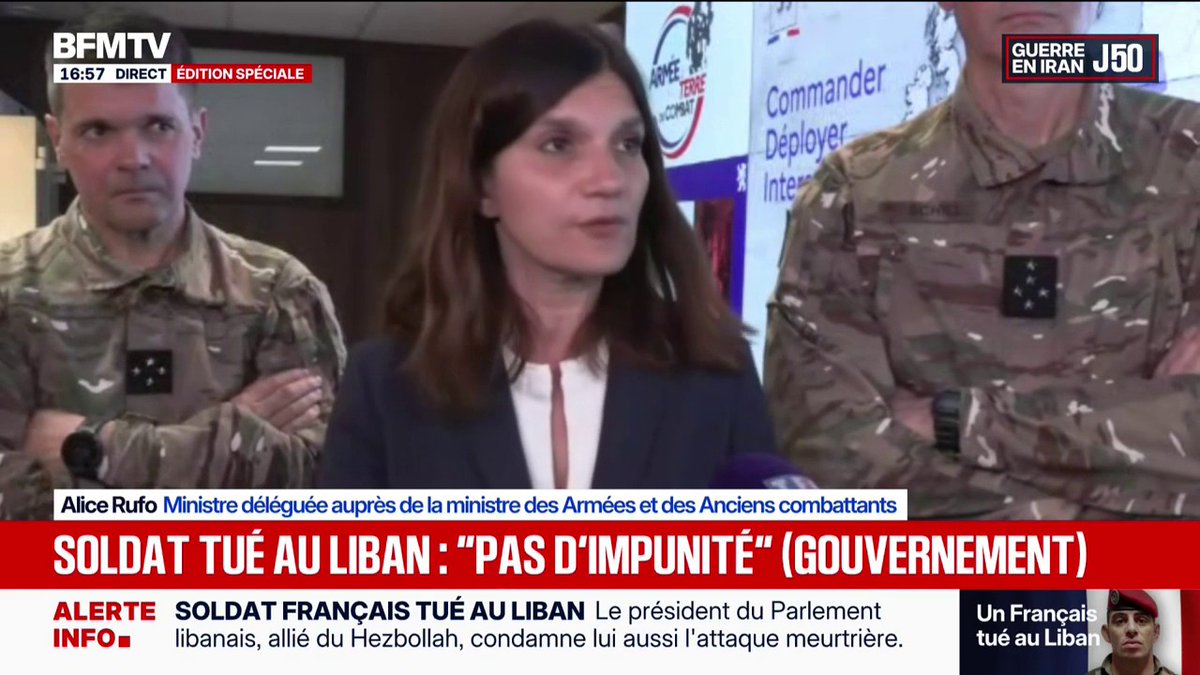 Alors ouais, on va attendre que la lumière soit faite parce que pour l’instant c’est plutôt brumeux mais en effet, c’est une honte de laisser les gens tirer sur l’ONU, que ce soit Israël ou le Hezbollah Vous comptez faire quoi ?