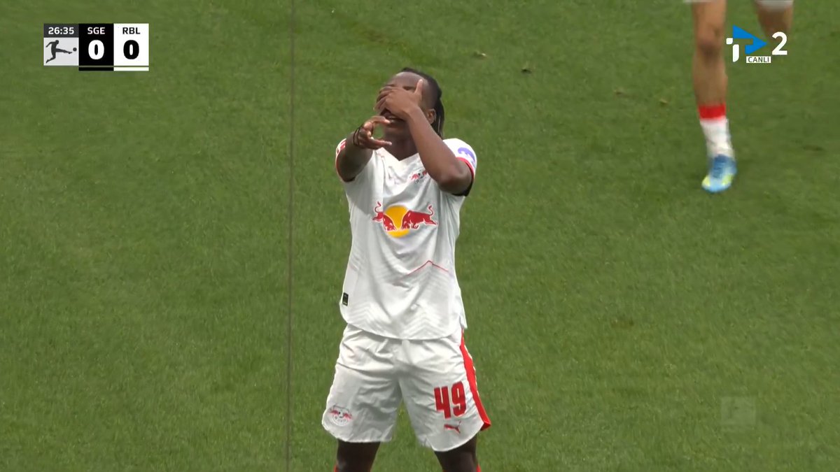 Leipzig'in genç yıldızı Yan Diomande şov yaptı! Nefis gol!