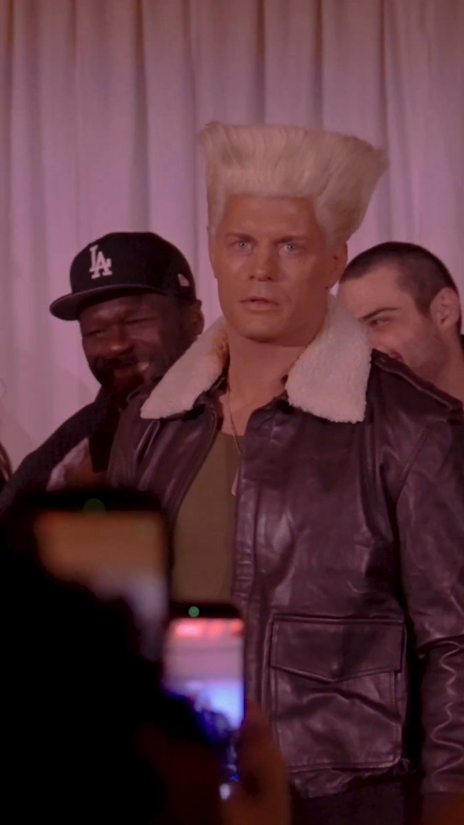 Good luck to our Guile at #WrestleMania! #StreetFighterMovie WWE Cody Rhodes