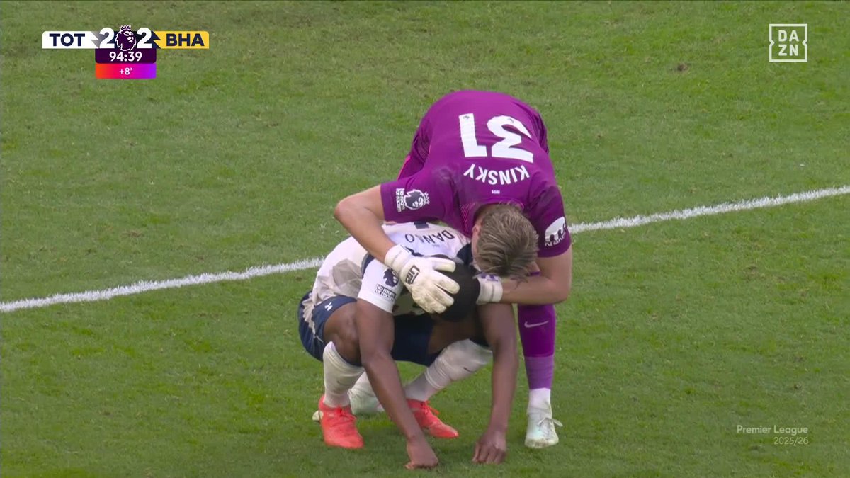 ¡VAYA PIFIA! 😨 DANSO LA PREPARÓ... Y EL BRIGHTON LE EMPATÓ AL TOTTENHAM EN EL 95' 😐 Tremenda la cara de desesperación de Xavi Simons. Los Spurs siguen en descenso... a falta de cinco partidos #PremierLeagueDAZN ⚽ 🏴