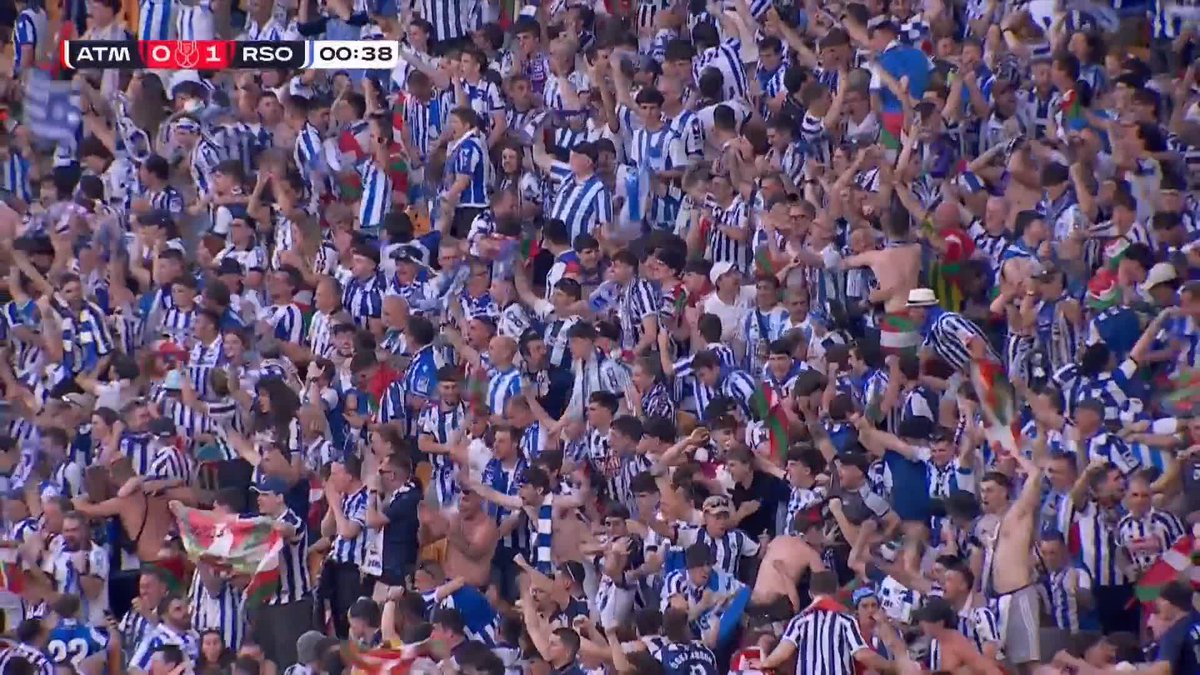 "No one can quite believe what we've seen" 👀 Real Sociedad take the lead within the opening 15 seconds of the Copa del Rey final 🤯
