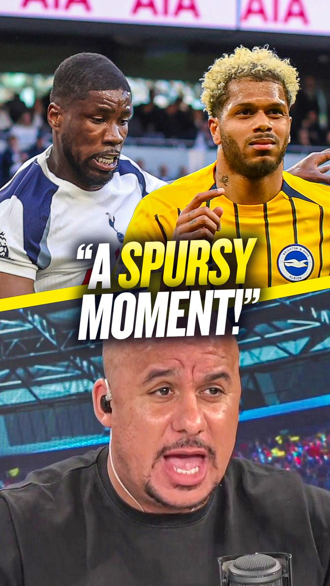 🤦♂️ "That is the most criminal defending!" 😬 "That is a spursy moment!" Gabby Agbonlahor slams Kevin Danso's defending for Brighton's last gasp equaliser against Tottenham