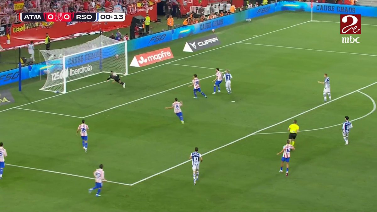 بارينتيخيا يتقدم لريال سوسيداد بعد 14 ثانية فقط من بداية المباراة #كأس_ملك_أسبانيا #MBCMASR2 لمتابعة البث المباشر