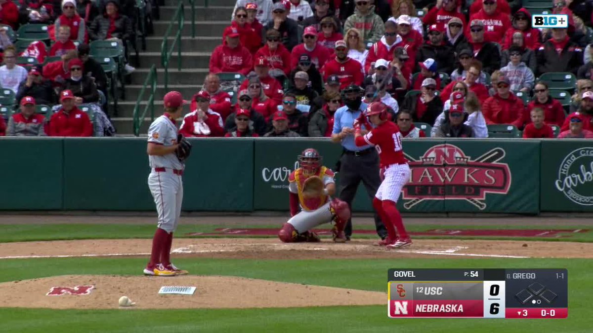 GREGO SENDS ANOTHER ONE OUT FOR THE HUSKERS!!!