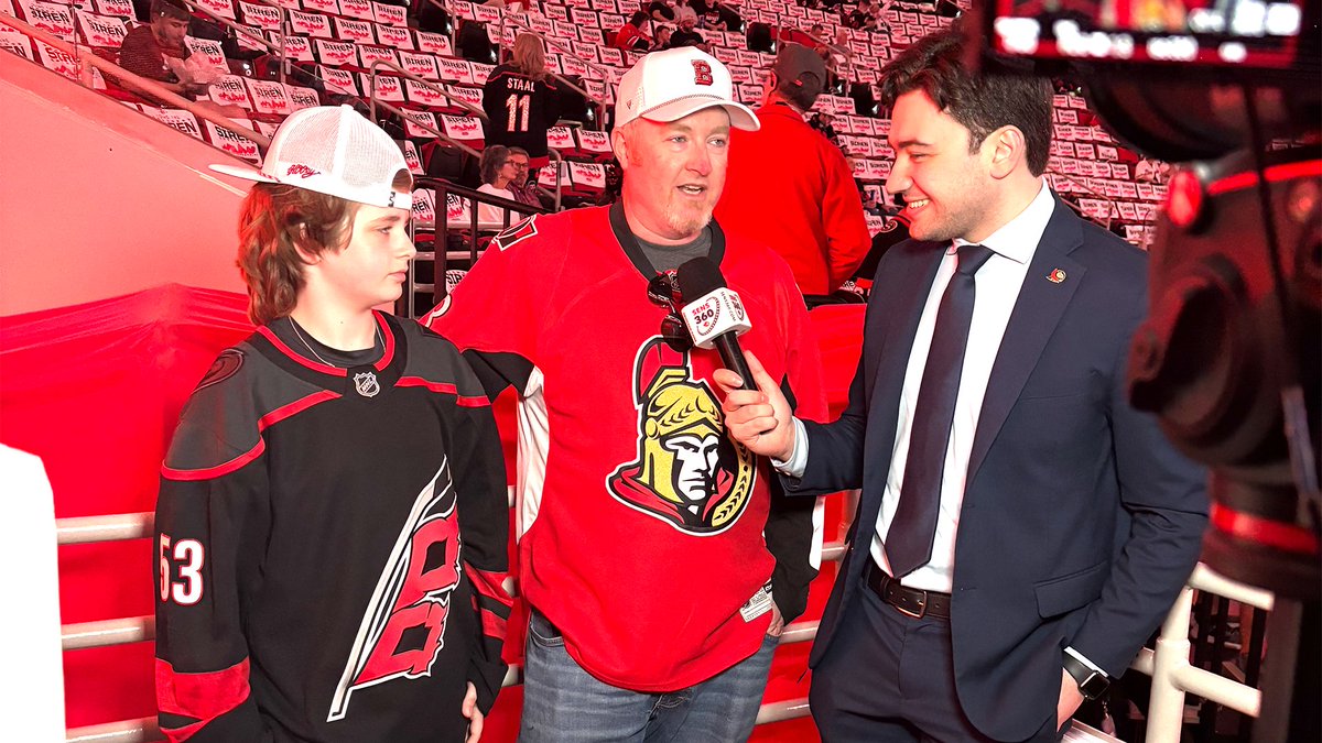 Prior to puck drop Jackson Starr had a chance to catch up with former PGA TOUR pro and Ottawa's own Brad Fritsch to talk about his Sens fandom living in North Carolina and the excitement around the #Sens in the playoffs.
