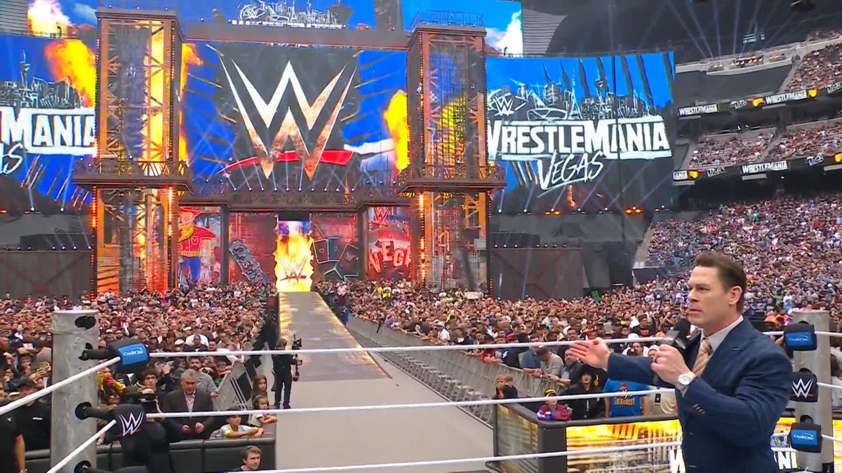 .John Cena welcomes us to #WRESTLEMANIA!!! 🫡 The FIRST HOUR of #WrestleMania is LIVE RIGHT NOW on ESPN2! ➡️