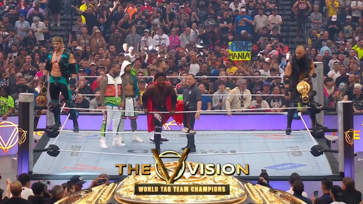 Nothing HUMBLE about this entrance from The Vision and Speed⭐️! 🥶 Logan Paul | Austin Theory The FIRST HOUR of #WrestleMania is LIVE RIGHT NOW on ESPN2! ➡️