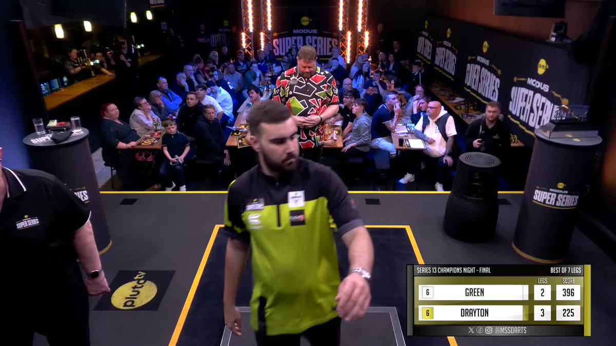 COULD THESE BE THE GREATEST 7️⃣ DARTS EVER IN THIS BUILDING!!! BACK TO BACK BLIND 180's to take us all the way in the SERIES FINAL when trailing 3-0 down!🤯🏆 Steve Green that is SENSATIONAL!