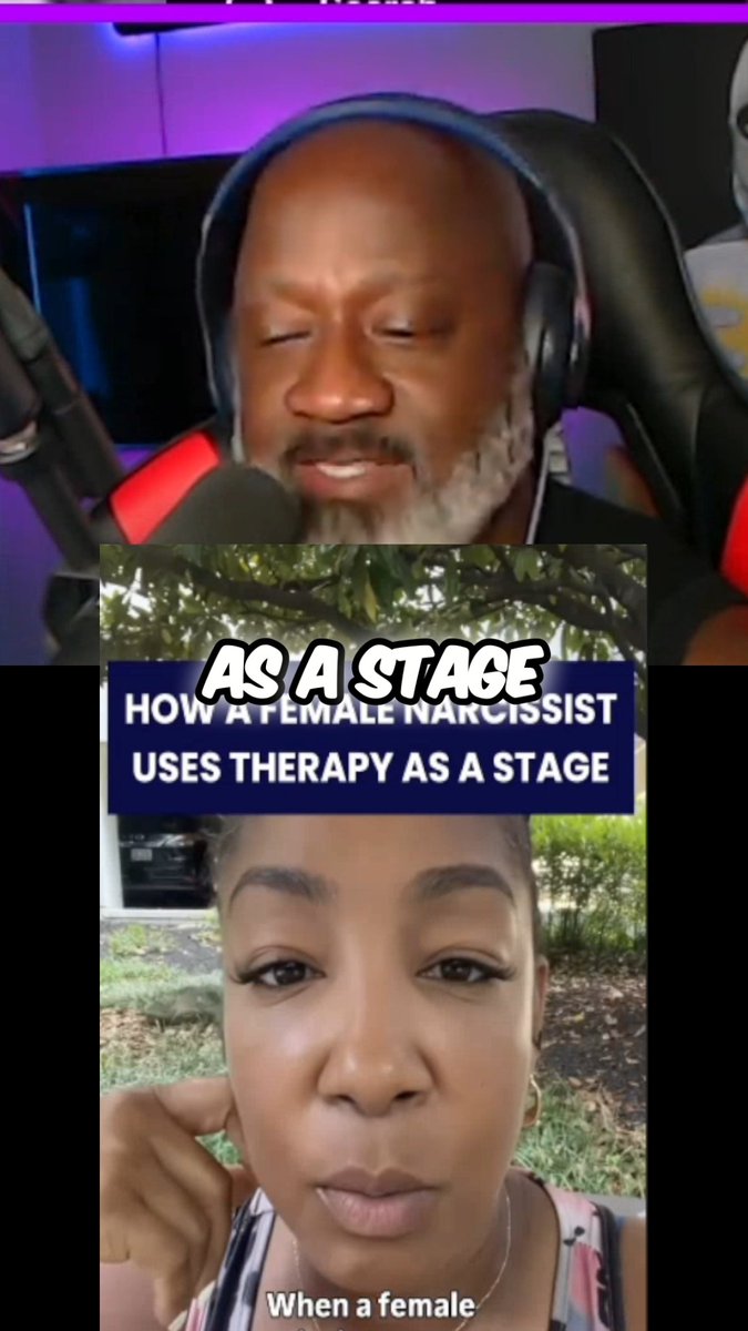 Therapy is a STAGE for female narcissists