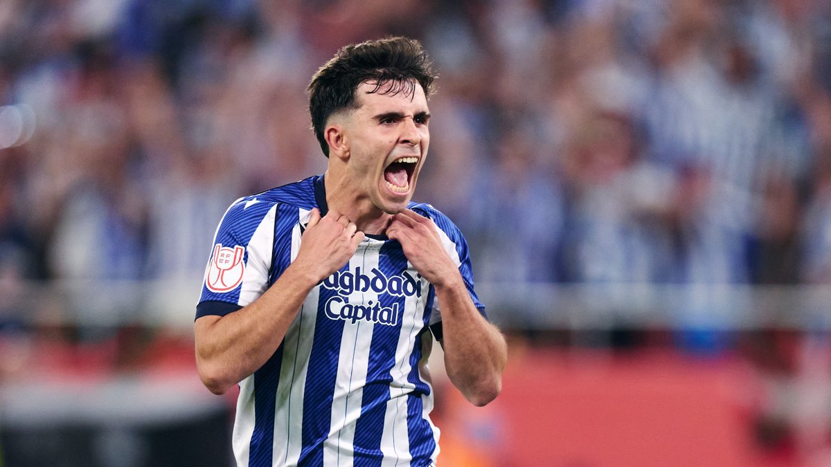 📺 𝗥𝗘𝗦𝗨𝗠𝗘𝗡 | Final #CopaDelReyMapfre 🆚 Atlético de Madrid | 2 (3)-(4) 2 | Real Sociedad Fútbol ⚽ 0-1 | Barrenetxea (1’) ⚽ 1-1 | Lookman (18’) ⚽ 1-2 | Oyarzabal (45+1’ p.) ⚽ 2-2 | Julián Alvarez (83’) #LaCopaMola