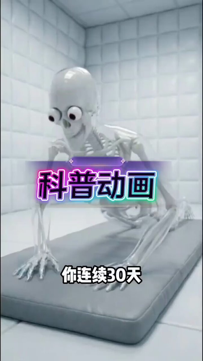 连续三十天做俯卧撑，身体会怎么样。 （备注：这只是科普动画，讲了一个大概率，至于细节因人而异，请酌情考虑）