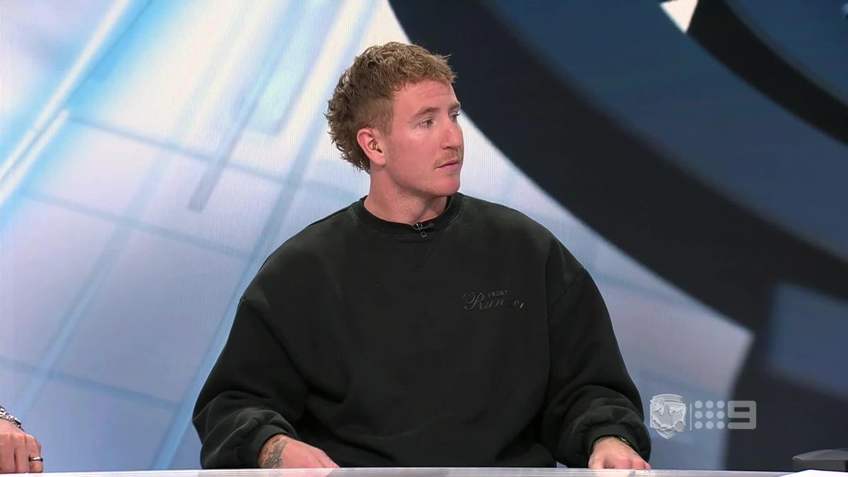 "It was obviously very worrying to see someone running around like that." Beau McCreery speaks on the Elijah Hollands situation during the Pies-Blues clash. #9AFLSFS | Watch on 9 & 9Now 🖥️