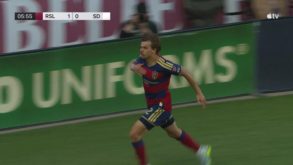 Sergi Solans makes it TWO for @RealSaltLake 💥