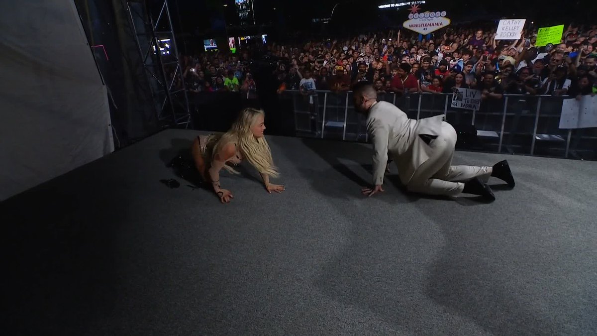 Get it, Corey 😂 LIV Morgan | Corey Graves #WrestleMania