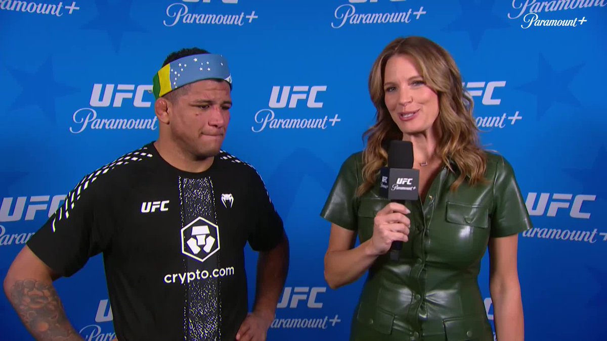 "If I cannot win, if I cannot show everything that I have... I don't want to do this." GILBERT BURNS DURINHO talks about his decision to retire and what's next for him ❤️ 📺 Paramount+