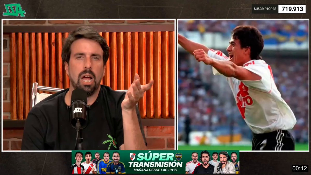 Ortega fue el mejor jugador de River en los Superclásicos contra Boca. #NoPodemosPerderAZZ