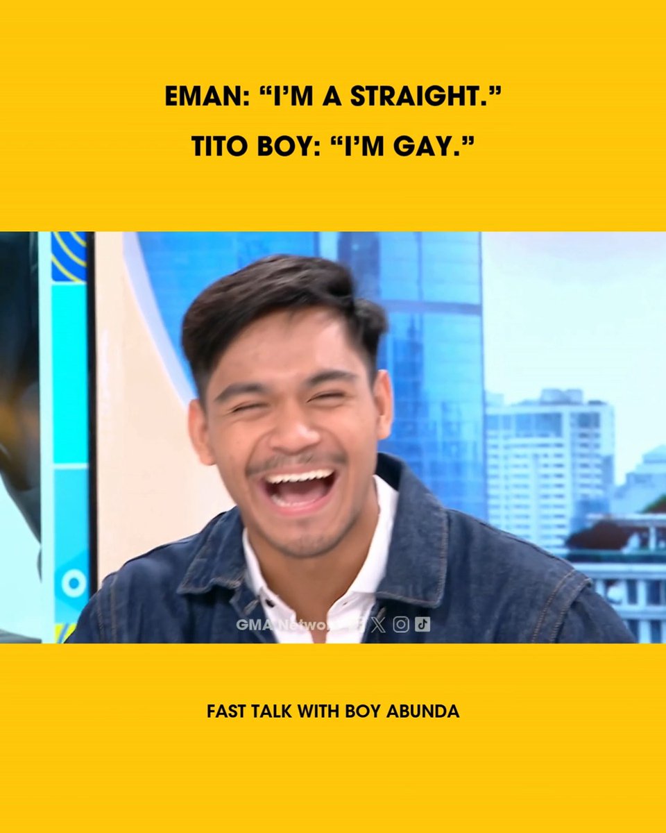 'Yung tawa talaga ni Eman eh! 🤣 #FastTalkWithBoyAbunda | For more #KapusoFeels, visit: #EmanBacosaPacquiao