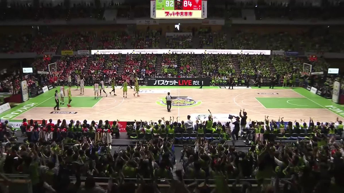 🌟WIN🌟 チームで、ホームで、掴み取った大きな勝利。 #レバンガ北海道 #CSへTogetherしようぜ