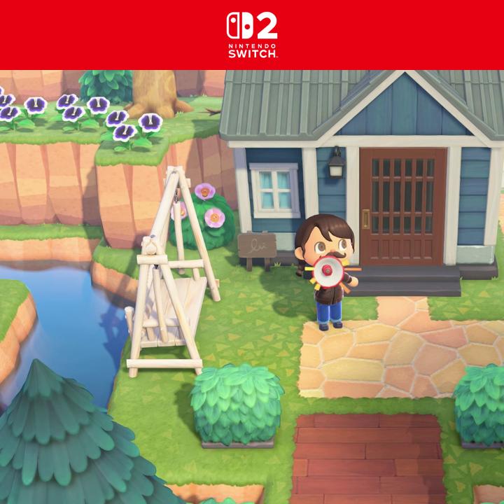Vous cherchez où se trouve Porcelette pour consulter le cours du navet ? Avec le mégaphone, rien de plus simple ! #AnimalCrossingNewHorizons #NintendoSwitch2