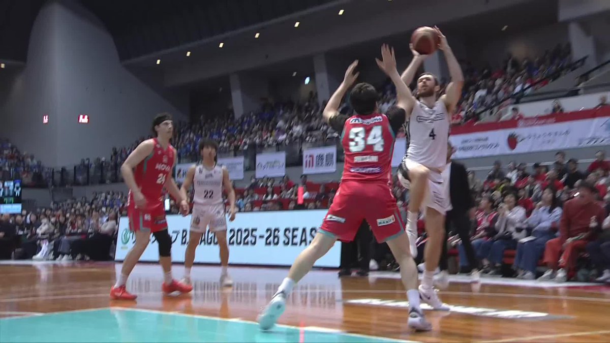 中国ダービーは今日も激闘に!! ニック・ケイのフェイダウェイが決勝点となり島根が連勝! 島根スサノオマジック 📡バスケットLIVEで見逃し視聴 #Bリーグ #りそなグループ