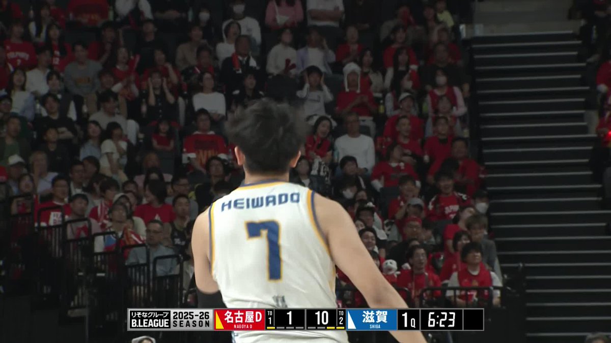 スタートダッシュに成功！ 滋賀の攻撃が押し寄せる🌊 アーカイブ 📡バスケットLIVEで生配信中 #Bリーグ #りそなグループ