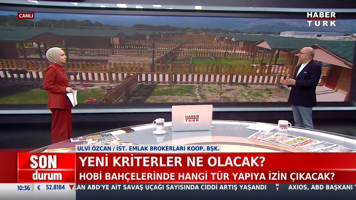 🏡Yeni kriterler ne olacak? Hobi bahçelerinde hangi tür yapıya izin çıkacak? İstanbul Emlak Brokerleri Koop. Bşk. ulviözcan #BurasıHaftasonu'nda Kübranur Uslu'ya anlattı.