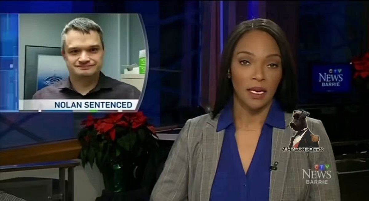 🇨🇦 “Court had heard previously that a police search of Nolan’s computer showed 50 images and five videos containing child pornography.” People defending him need to get real. Also, he was not framed as he claims. Lmao. He’s a nobody and was a nobody in 2016, there is no government conspiracy to frame him. Lmao. He’s just a pedophile. Sorry, had to post after someone sent me.