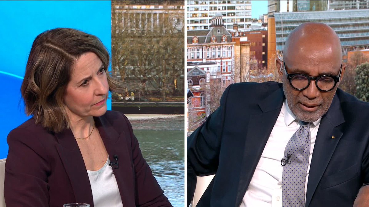 .Trevor Phillips: Are you happy to be led by Sir Keir Starmer into the next general election? Liz Kendall: "100%, because he is a man of guts and strength and courage." #TrevorPhillips