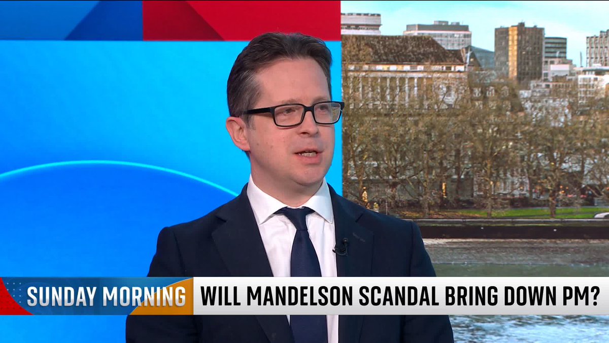 "It's very hard to believe anything the prime minister says", Conservative minister Alex Burghart tells Trevor Phillips. It's after Sir Keir Starmer said he wasn't informed that Peter Mandelson had failed UK security vetting. #TrevorPhillips 📺 Sky 501