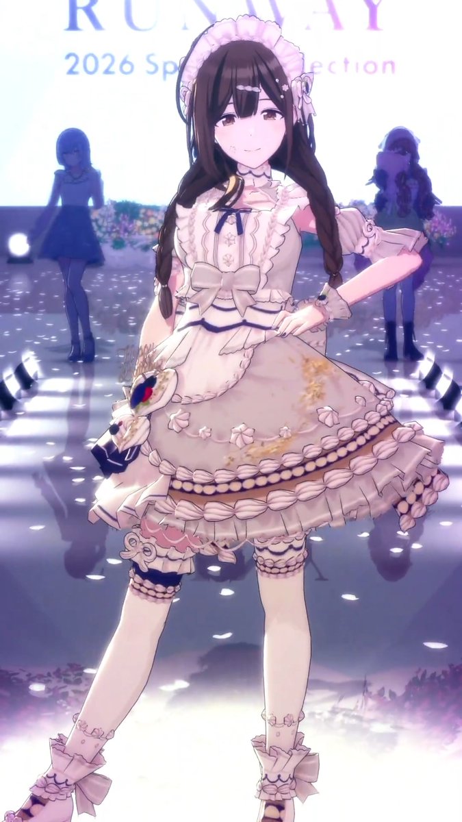 【🍰誕生日記念ガシャ開催中】 【Sweetie! 甘さひかえず】桑山 千雪 さんの 『アナザー衣装』をご紹介♪ 『アナザー衣装』はピースを集め★5に特訓することで解放できますよ~✨ ◇開催期間 4/24 23:59まで