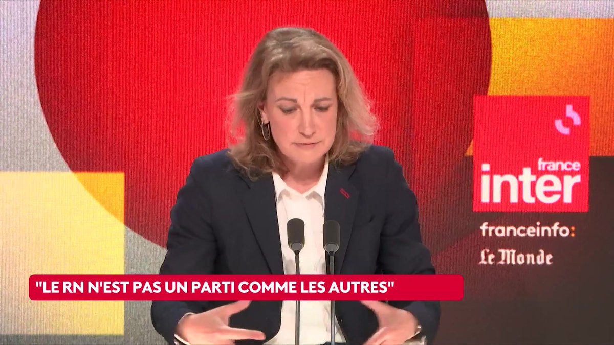 Marylise Léon : "J'ai en tête des déclarations de responsables politiques, notamment du RN, qui considèrent que les syndicats sont les 'cancers de l'économie'." #QuestionsPol