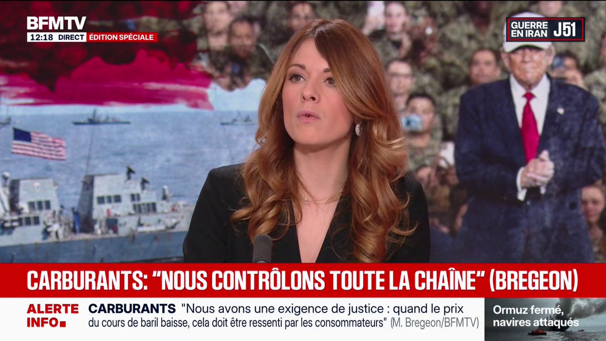 Prix des carburants: "Si on observait des baisses durables (du baril), elles devraient être répercutées aussi vite que les hausses l'ont été", affirme la porte-parole du gouvernement Maud Bregeon