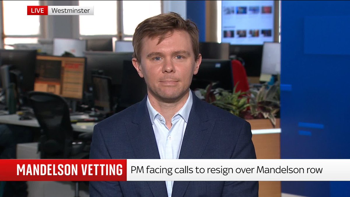 A battle between Sir Keir Starmer and the Foreign Office will play out in Parliament this week as the PM seeks to blame a senior civil servant for not informing him that Peter Mandelson had failed vetting, says Sky's @RobPowellNews. 📺 Sky 501 and YT