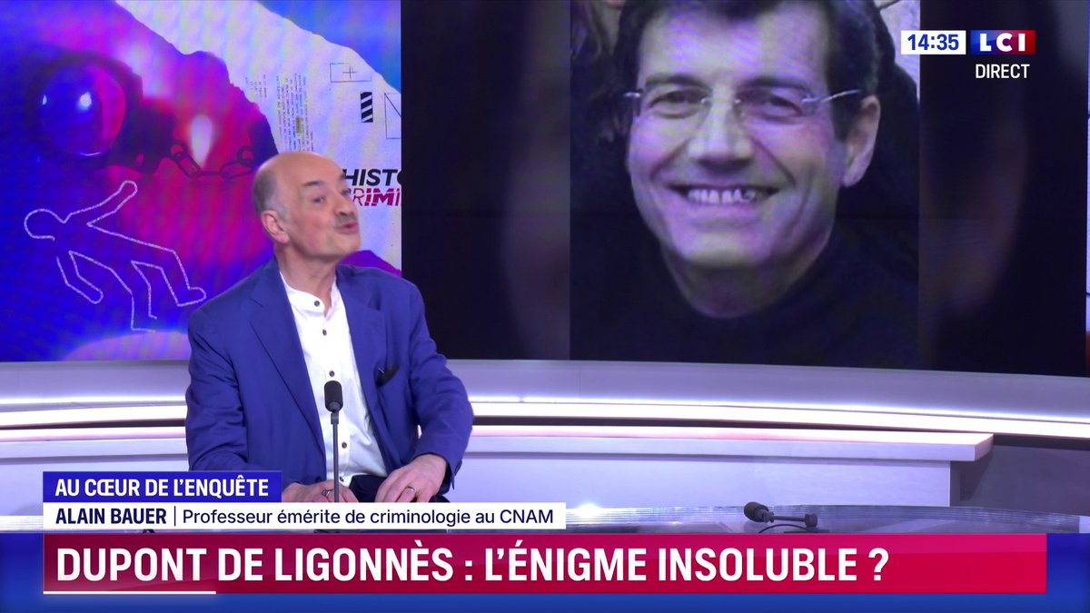Affaire Dupont de Ligonnès : "Il y a toute une série d'éléments qui montrent une préméditation profonde et absolue", Alain Bauer, professeur émérite de criminologie qui relève que dans "le meurtre familial global (...) l'auteur tente de se suicider sur place ou à proximité"