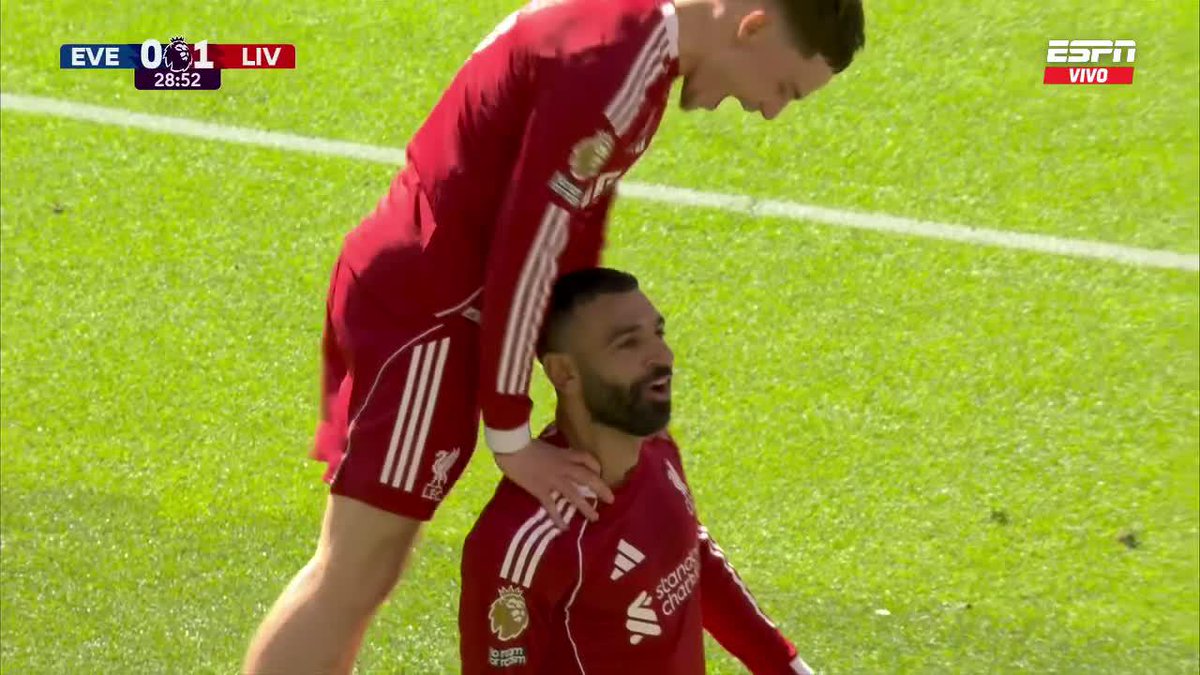En su última visita a Everton con la camiseta de Liverpool, Mohamed Salah se convierte en el MÁXIMO GOLEADOR del Derby de Merseyside en la era Premier League.