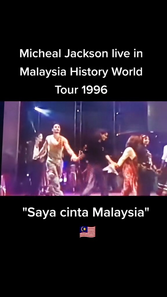Did you know that Michael Jackson came to Malaysia in 1996? ๐ The King of Pop performed at Stadium Merdeka during his 'HIStory World Tour' and tickets were only RM350!!! Did you know anyone who attended the legendary concert?! Bring them to celebrate MJ at TGV with 'MICHAEL'! ๐คโญ๏ธ Coming to TGV IMAX on 22 April, hurry and get tickets NOW ๐ ๐ฅ: @/mazrulhishamproductions_ via TikTok #ConcertsAtTGV #MichaelJackson #Michael #KingOfPop