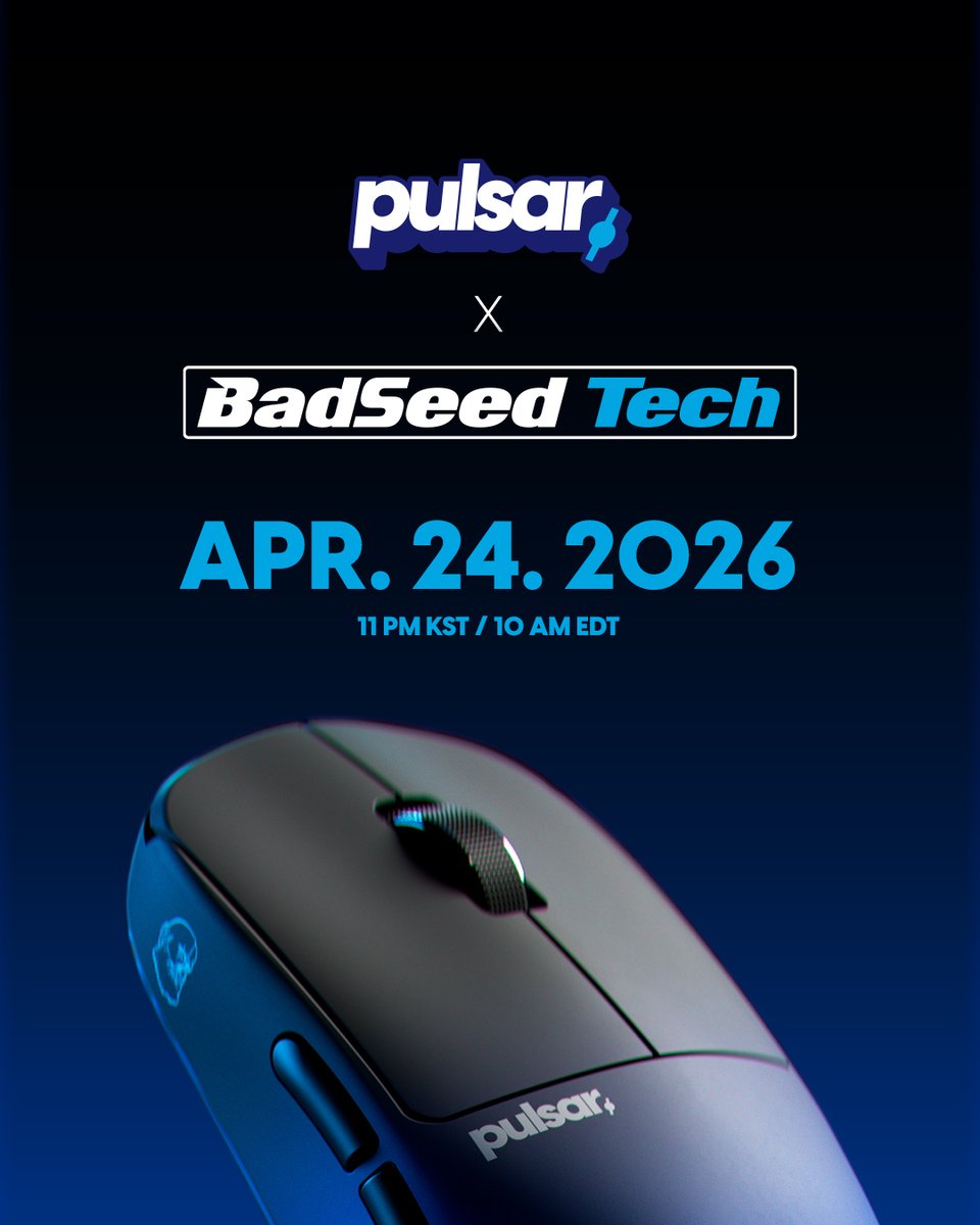 - FRI APR.24.2026 10AM EDT - X2H CrazyLight Medium & Mini - Very Limited Pulsar Gaming Gears #PulsarGG