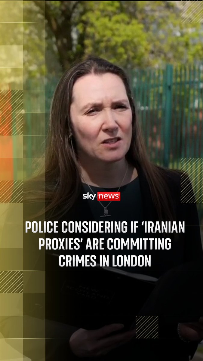 Counter-terror police are considering if "Iranian proxies" are committing crimes in London and targeting the city's Jewish community, a spokesperson says. It's after several attempted arson attacks on Jewish premises this week.