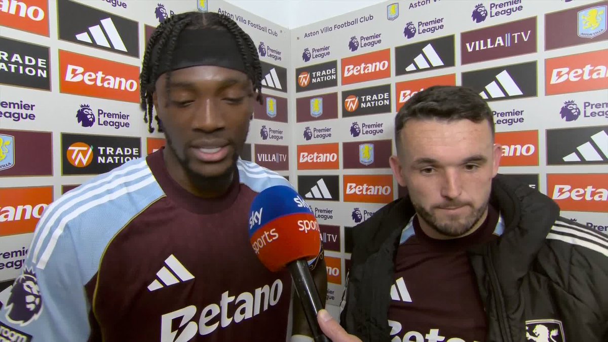 “I told myself when I come on, I had to be like him [Ollie Watkins.]” Tammy Abraham on scoring the winner at Villa Park 👀