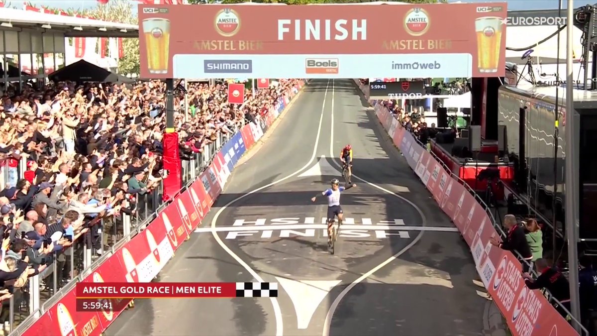 🚀 Remco lo tenía claro: LA VENGANZA SE SIRVE EN PLATO FRÍO Demoledor Evenepoel al esprint para imponerse a Skjelmose y llevarse la #AGR26 📺 Lo has visto en Eurosport.es y HBO Max España