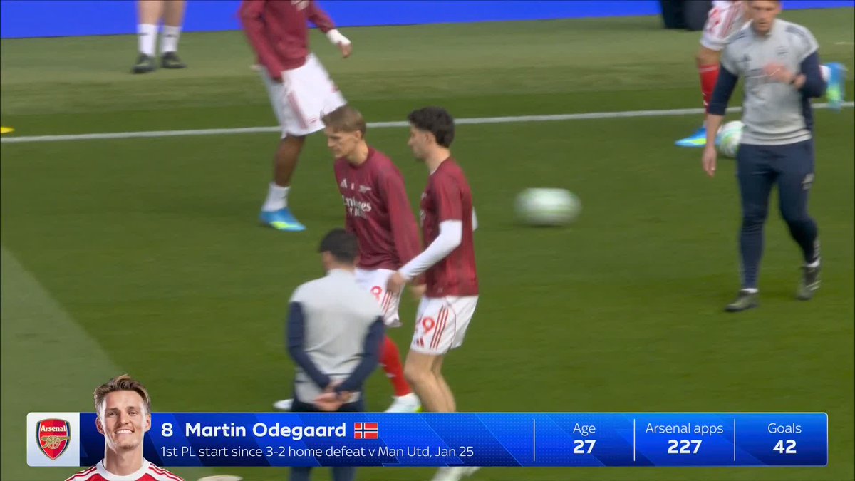 "It's a big gamble" 👀 Patrick Vieira and Micah Richards on Mikel Arteta's decision to start Martin Martin Odegaard 🗣️