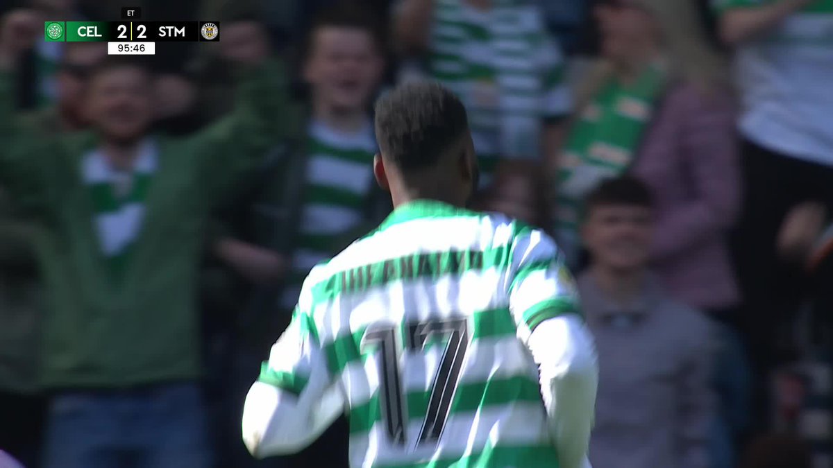 James Forrest swung a cross into the box and Kelechi Iheanacho rose to head the ball into the net, giving the Hoops the lead ⚽️