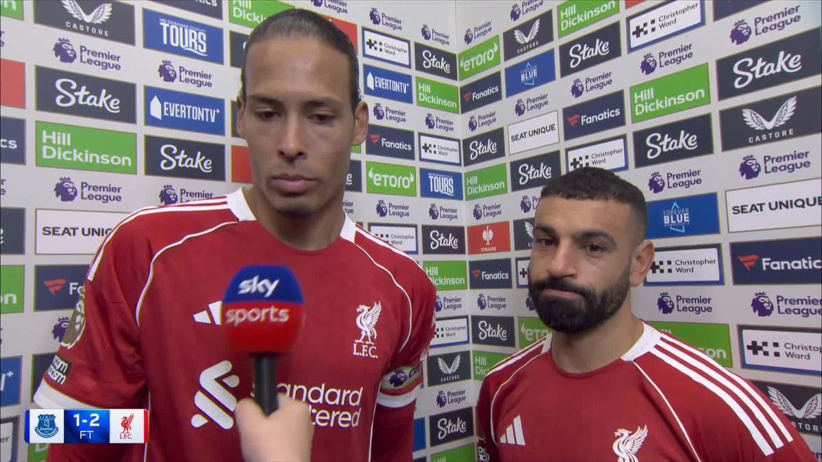"He's an outstanding teammate to have, we've been through everything together" Virgil van Dijk 🤝 Mo Salah