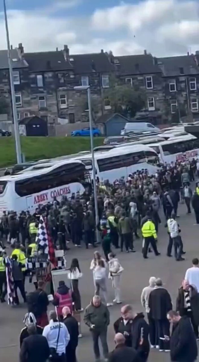 There were under 10,000 St Mirren fans at the semi final today. Outnumbered by 4:1, by Celtic fans, and North Curve Celtic still managed to embarrass themselves by attacking St Mirren fan coaches. Families who wanted to just go to a football match. Dads, mums their weans. Shameful.