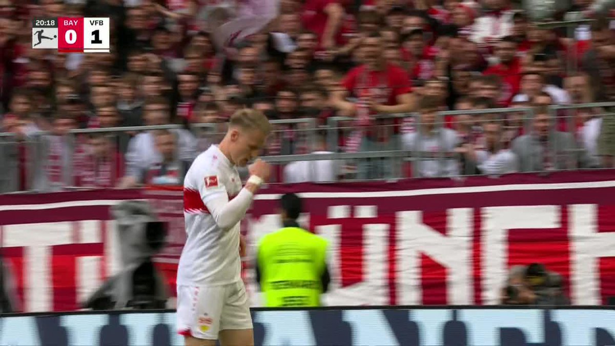 Stuttgart go up 1-0 on Bayern Munich 😮 They aren't making this easy for them today 😬